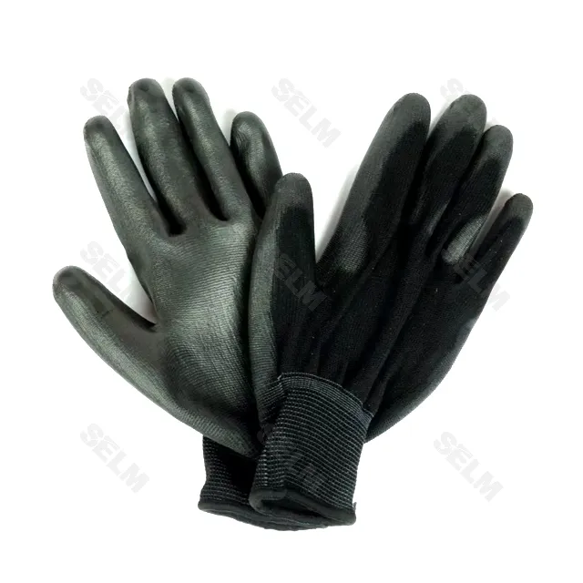 Рукавиці чорні, з поліестеру  25 грам