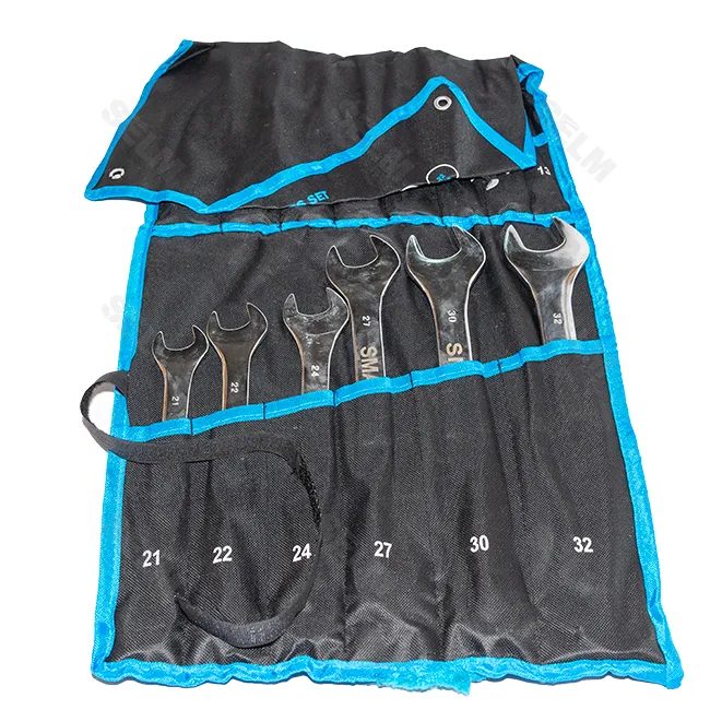 Набір ключів комбінованих (накидний + рожковий) М6-32 (22шт) в чохлі - SMART PART