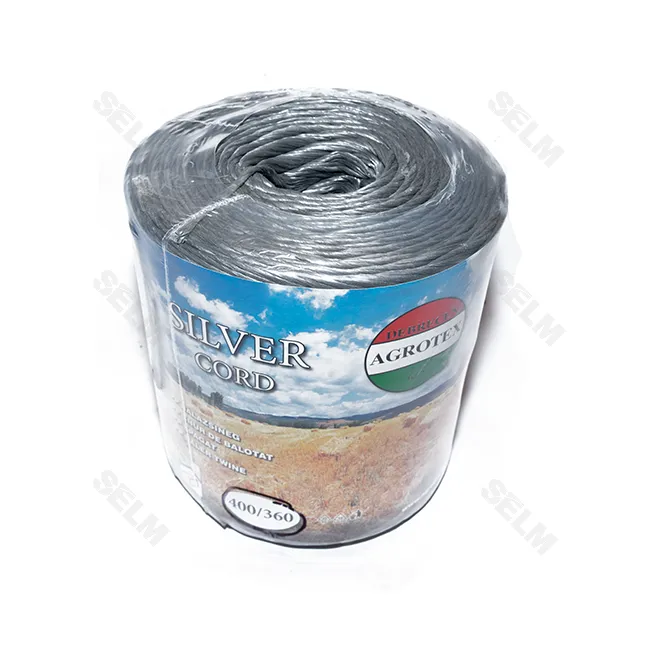 Шпагат сірий поліпропілен.2860 Текс 400/360 (1750 м) AGROTEX