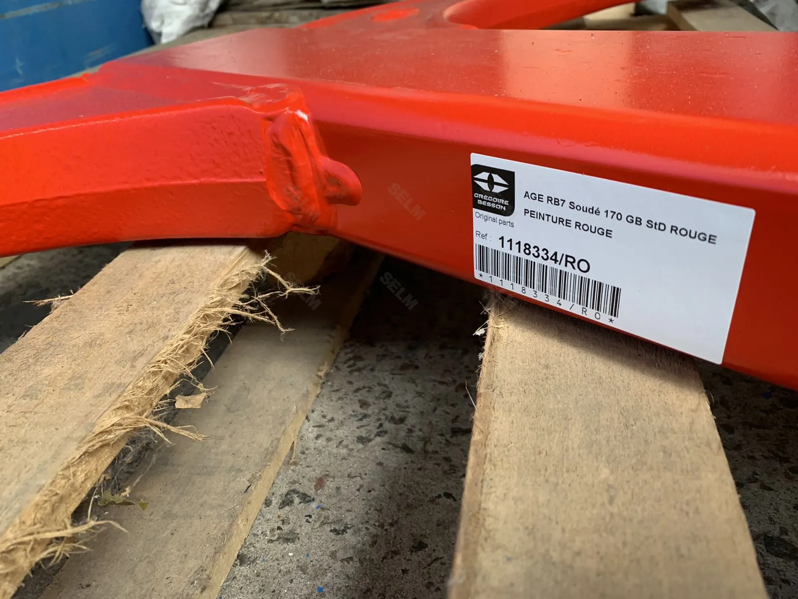 Гряділь 170 стандарт (труба довж.660 ( литі стяжки ) GREGOIRE BESSON ORIGINAL