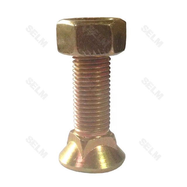 Болт+Гайка 7/16"*1 1/2 (кругла головка під квадрат) 5E