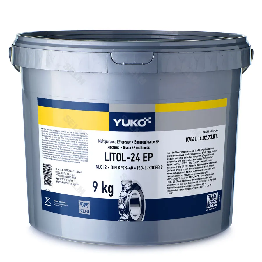 Мастило Літол-24 YUKO 9 кг/10 л