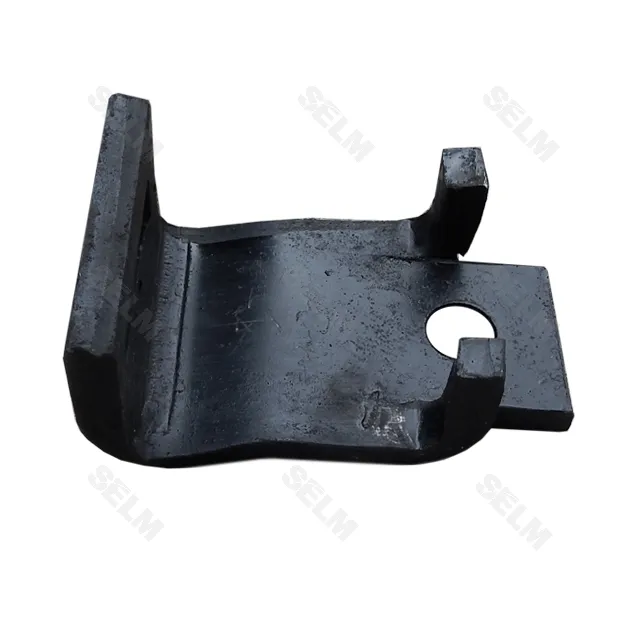 Кронштейн  кріплення стійки 50х8 32х10+50х12 М12 з упорами  (на стійку 32х10. Рама 50х12) KONGSKLIDE