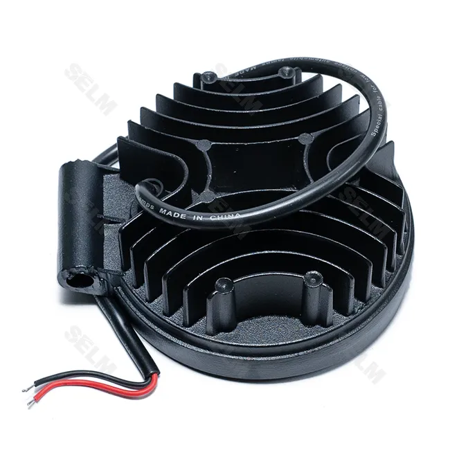 Фара LED кругла 27W. 9 ламп (110*110 мм) вузький промінь - AGROLUMEN