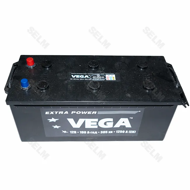 Акумулятор 6СТ-190 Аз VEGA (вир-во WESTA) (1250 Ам/ч)